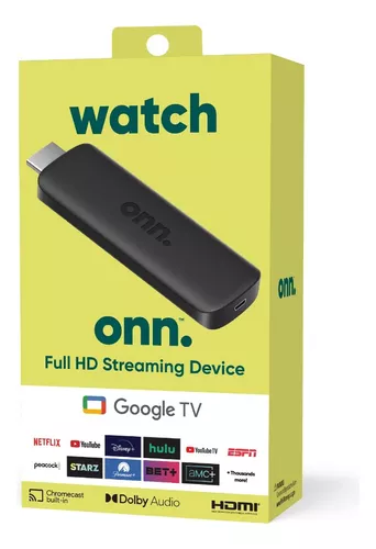 ONN TV STICK CON GOOGLETV