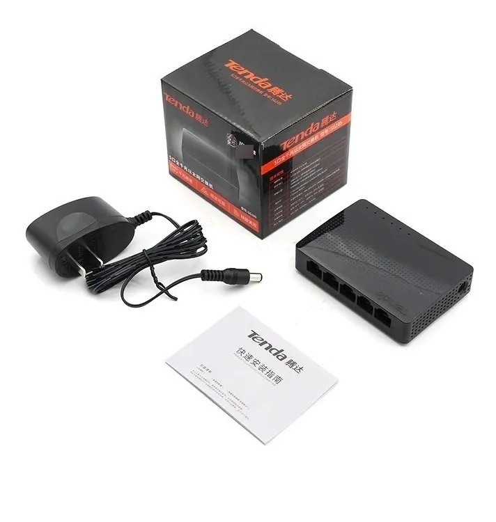 SWITCH 5 PUERTOS BASE 1000 TENDA